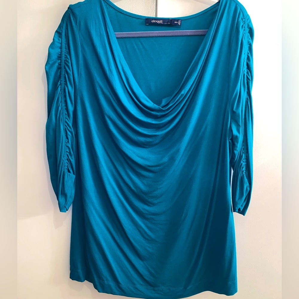 Eloquii Cowl Neck Top